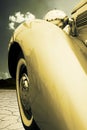 Vintage car bumpe Royalty Free Stock Photo