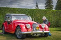 Vintage Car Club, senior coulpe presenting their MORGAN 4x4 2DR convertible, Ireland