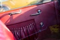 Vintage car detail - door panel Royalty Free Stock Photo