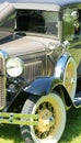 Vintage car front end Royalty Free Stock Photo