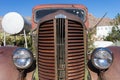 Vintage car front end Royalty Free Stock Photo