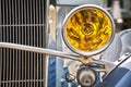 Vintage car, front light Royalty Free Stock Photo