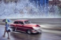 Vintage car,Havana Fantasy Royalty Free Stock Photo