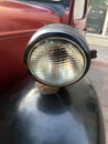 Vintage car head-light Royalty Free Stock Photo