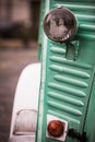 Vintage car headlight and turn signal Royalty Free Stock Photo