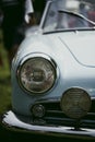 Vintage car headlight and turn signal Royalty Free Stock Photo