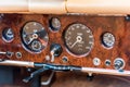 Vintage Car Interior Royalty Free Stock Photo