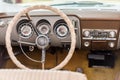 Vintage Car Interior Royalty Free Stock Photo