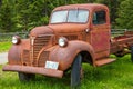 Vintage car at Mamit Lake Rd British Columbia