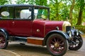 Vintage Car - Morris Oxford Bullnose - Side View Royalty Free Stock Photo