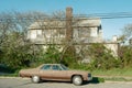 Vintage car parked in the Rockaways, Queens, New York Royalty Free Stock Photo