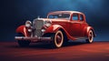 Vintage Car Parked TimeTested Style Royalty Free Stock Photo