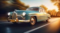 Vintage Car Parked TimeTested Style Royalty Free Stock Photo