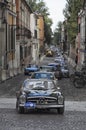 Vintage car racing the Nuvolari Grand Prix Royalty Free Stock Photo