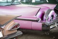 Vintage car, rear view Royalty Free Stock Photo