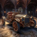 A vintage car refers to an older automobile from the early 20th century