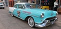 Vintage car on route 66 in Williams Arizona