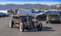 Vintage car in Santa Monica perish in the light of day.