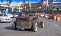 Vintage car in Santa Monica perish in the light of day.