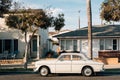 Vintage car in Seal Beach, Orange County, California Royalty Free Stock Photo