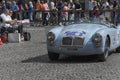 Vintage car at the start of the Nuvolari Grand Prix Royalty Free Stock Photo