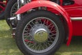 Vintage car wheel Royalty Free Stock Photo