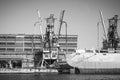 Vintage cargo vessel Royalty Free Stock Photo