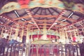 Vintage Carousel Blur Royalty Free Stock Photo