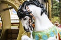 A vintage carousel horse in a park in Paris, France. Royalty Free Stock Photo