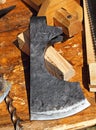 Vintage carpenter`s ax