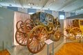 The vintage carriage in Imperial Carriage museum, Schonbrunn, Vienna, Austria
