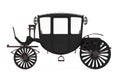 Vintage Carriage Isolated Royalty Free Stock Photo