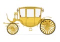 Vintage Carriage Isolated Royalty Free Stock Photo