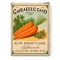 Vintage Carrot Seed Packet Royalty Free Stock Photo