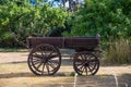 Vintage cart in Danish forest Royalty Free Stock Photo