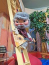 Vintage cartoon puppet in Ostankino TV center museum, Moscow Royalty Free Stock Photo