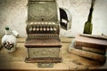 Vintage cash register Royalty Free Stock Photo