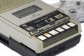 Vintage cassette tape recorder Royalty Free Stock Photo