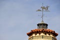 Vintage Castle Weathervane Royalty Free Stock Photo