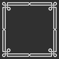 Vintage, Celtic Style frame isolated. Vector Royalty Free Stock Photo
