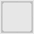 Vintage, Celtic Style frame isolated. Vector Royalty Free Stock Photo
