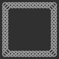Vintage, Celtic Style frame isolated. Vector Royalty Free Stock Photo