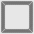 Vintage, Celtic Style frame isolated. Vector Royalty Free Stock Photo