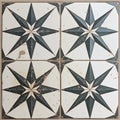 Vintage ceramic with star motifs