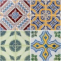 Vintage ceramic tiles