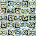 Vintage ceramic tiles background, perfect colorful pattern