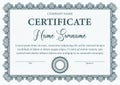 Vintage certificate vector template Royalty Free Stock Photo