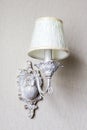 Vintage chandelier. An antique lamp in the interior, Royalty Free Stock Photo