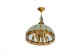 Vintage chandelier lamp isolate on white background Royalty Free Stock Photo