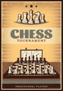 Vintage Chess Competition Poster